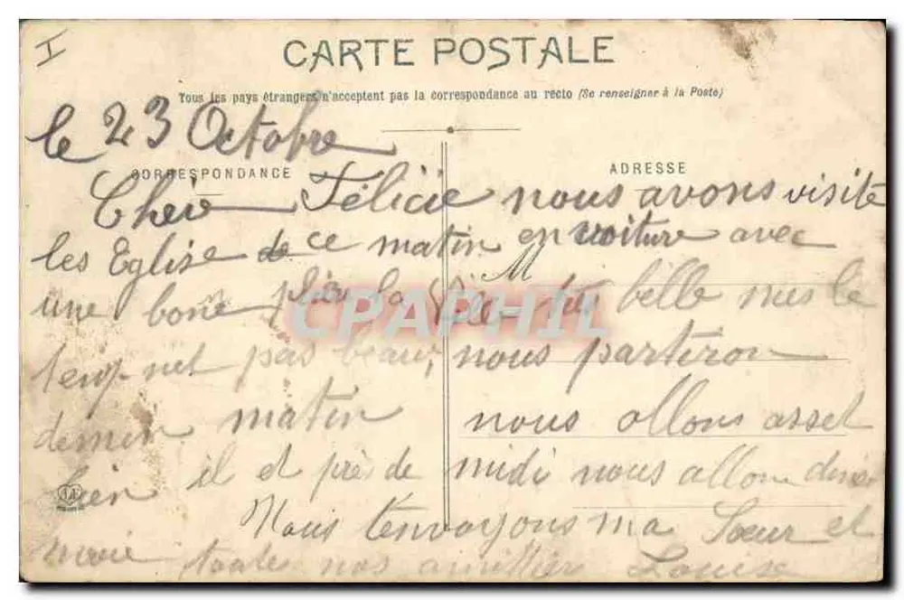 Toulouse - Abadia Saint-Sernin — Pictotype Lagache, Paris, n°16 - Verso