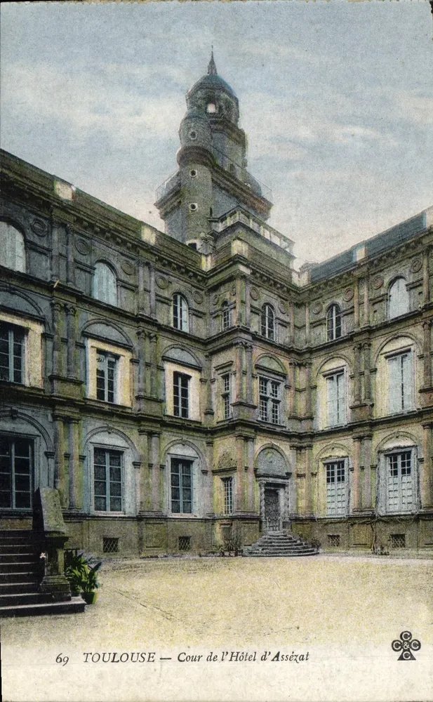 Toulouse — Cour de l'Hôtel d'Assézat — Verlag C. C. & C. Toulouse, n° 69 - Vorderseite