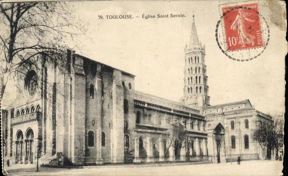 Toulouse — Chiesa di San Sernin — Editore sconosciuto, n° 79 - Recto