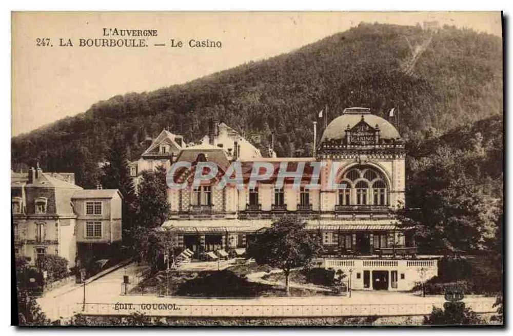 La Bourboule — O Casino — Édit. Gougnol, n° 247 - Frente