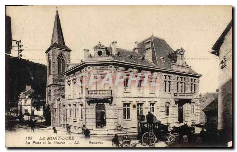 Le Mont-Dore — A Postagem e a Prefeitura — Selecta - Frente
