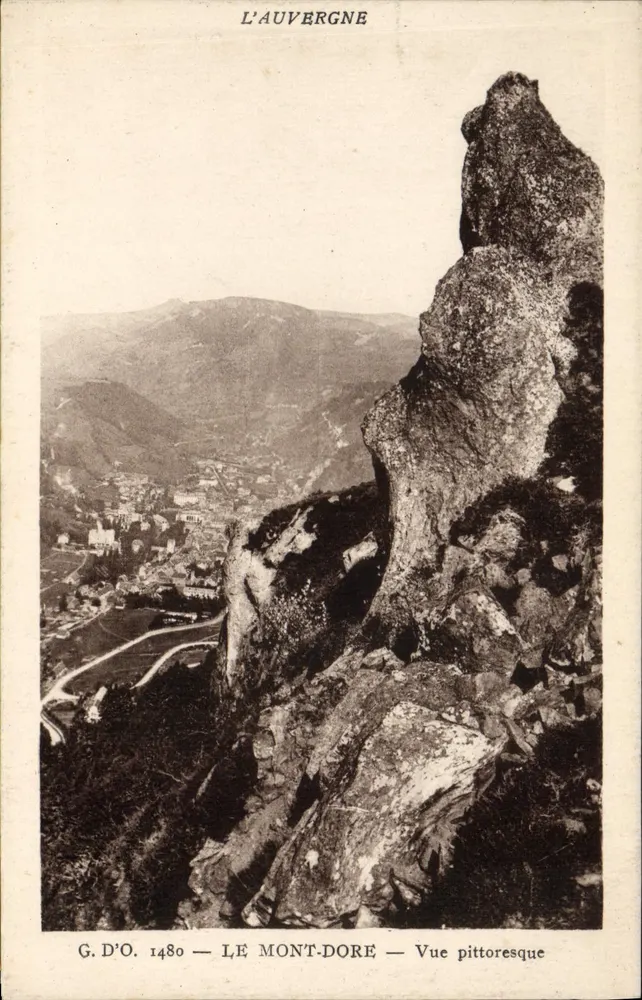 Mont-Dore — Vista pitoresca — G.D'O. 1480 - Frente