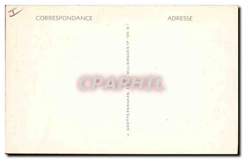 Mont-Dore — Vista pitoresca — G.D'O. 1480 - Verso