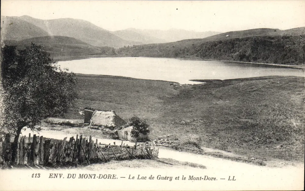 Panorama del Lago di Guéry e del Monte Dore — LL - Recto