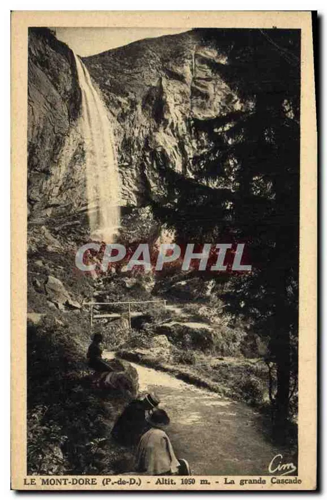 O Mont-Dore (P.-de-D.) - Altitude 1050 m. - A grande Cascata — Cim - Frente