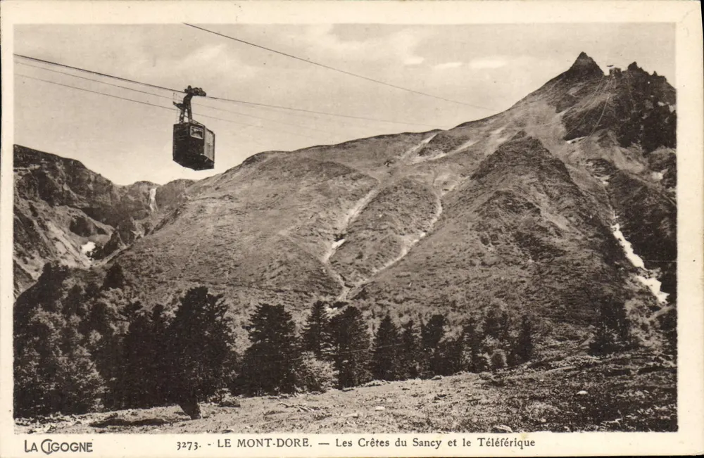 Mont Dore — Die Sancy-Kuppen und der Seilbahn — La Gogne, n°3273 - Vorderseite
