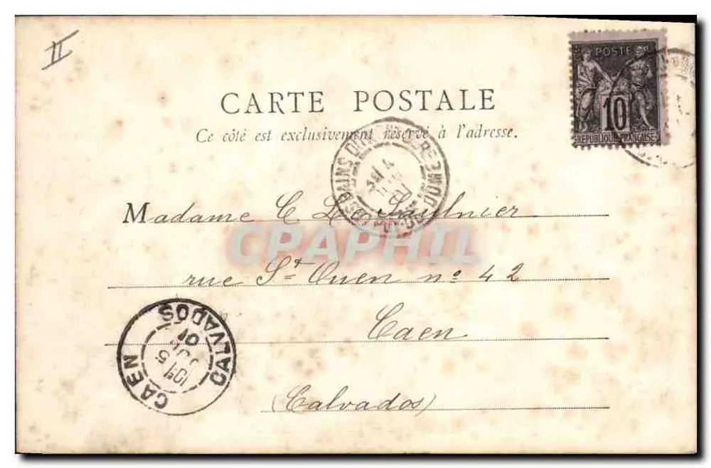 Mont-Dore — O Lago Chambon — editor desconhecido, n° h-7-01 - Verso