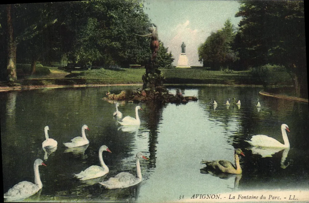 Avignon - Die Parkfontäne - LL. - n°31 - Vorderseite
