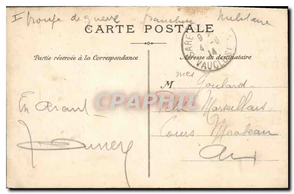 Avignon — Os Muros — LL - Verso