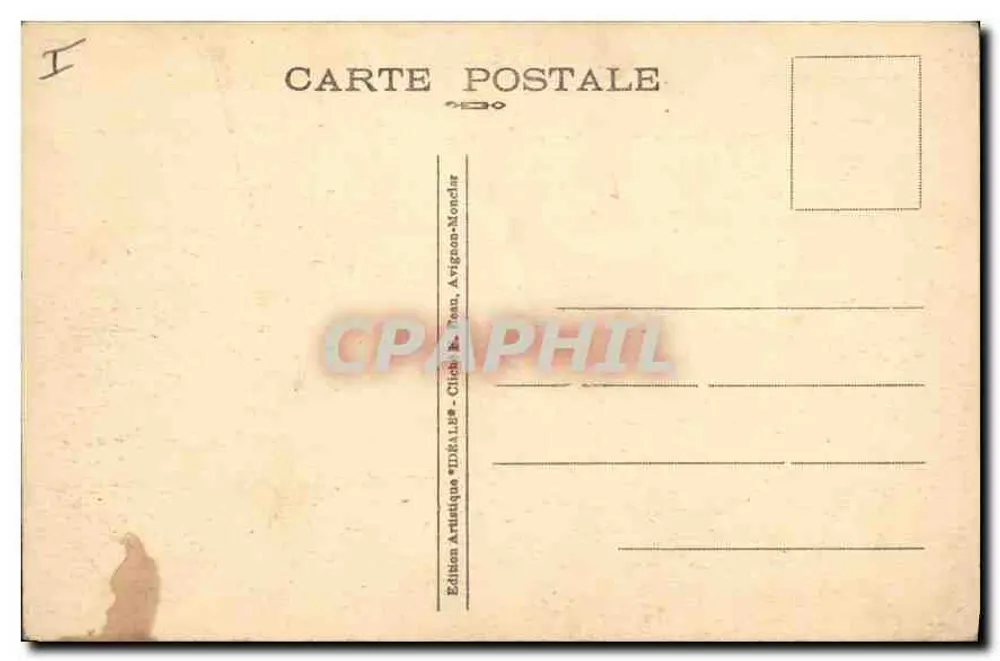 Avignon — O Ponte Saint-Bénézet — Edição Artística « DRALES » - Verso