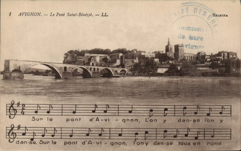 Avignon — O Ponte Saint-Bénézet — LL. — Editor Selecta - Frente