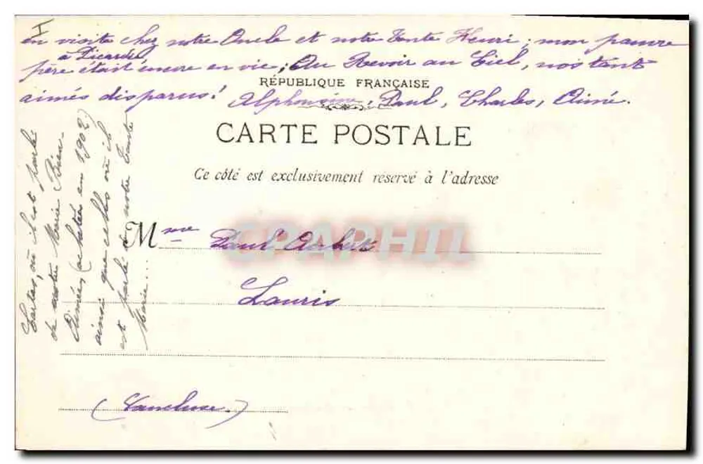 Avignon - 158 - O Palácio dos Papas — Fototipia E. Lacour — Marselha - Verso