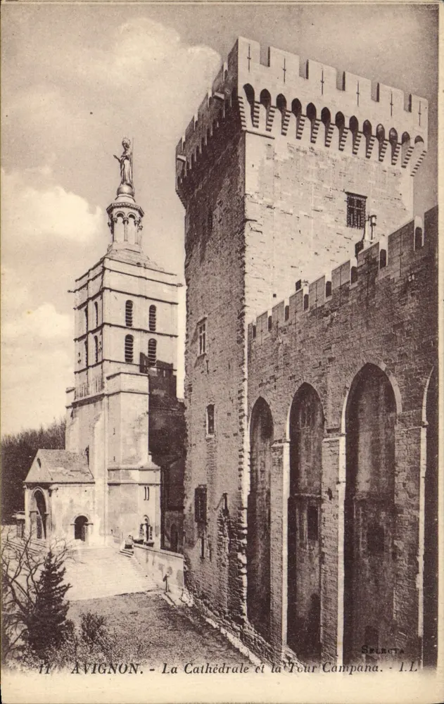 Avignon - Die Kathedrale und die Campana-Turm — Selecta - I.L. - Vorderseite