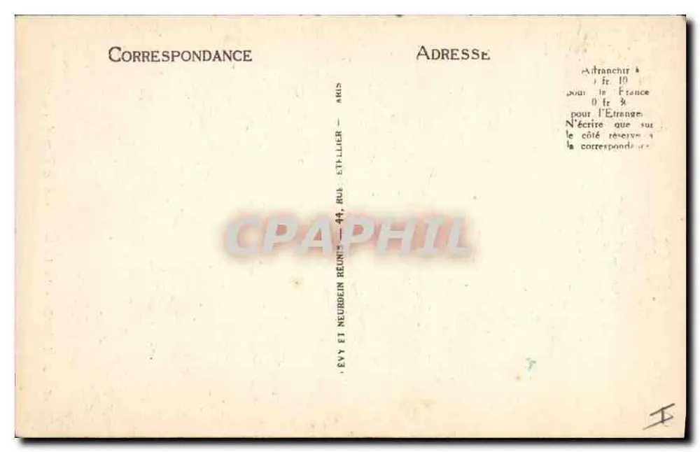Avignon - Die Kathedrale und die Campana-Turm — Selecta - I.L. - Rückseite