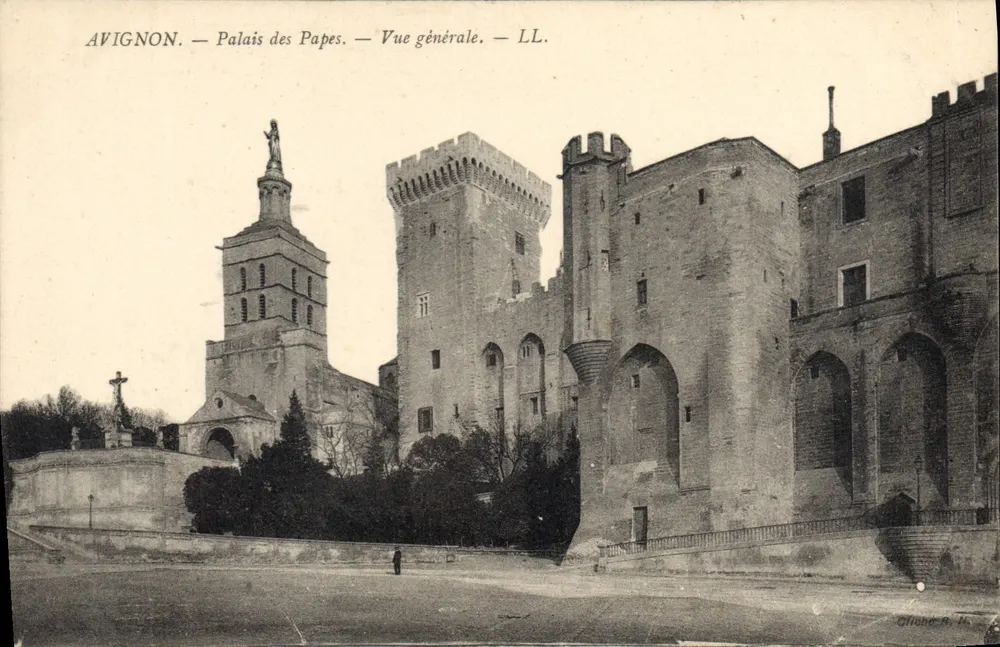 Avignon — Palazzo dei Papi — Vista generale — LL. - Recto
