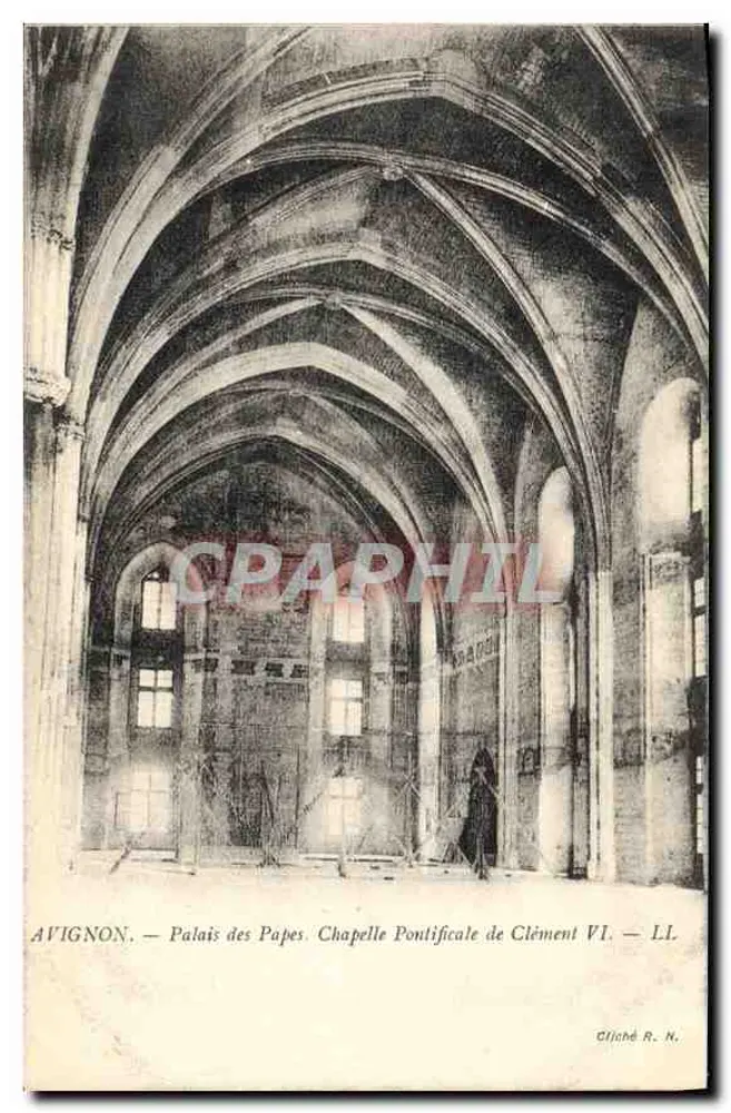 Avignon — Palast der Päpste. Papstkapelle von Clement VI — Gliné R. N. — n° LL - Vorderseite