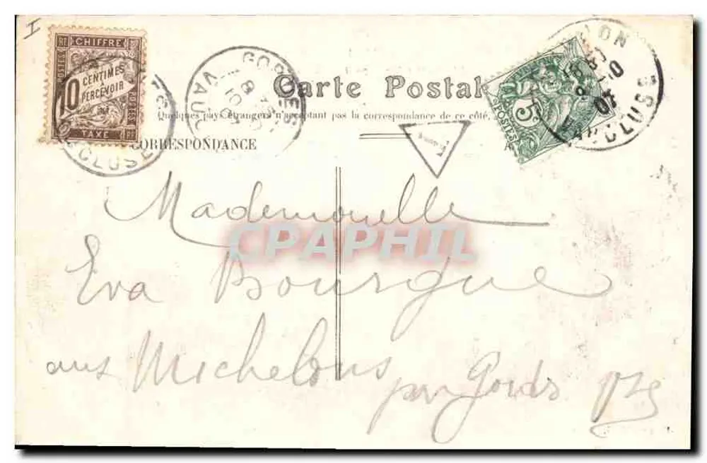 Avignon — Palácio dos Papas — Editor N. G. n°13 - Verso