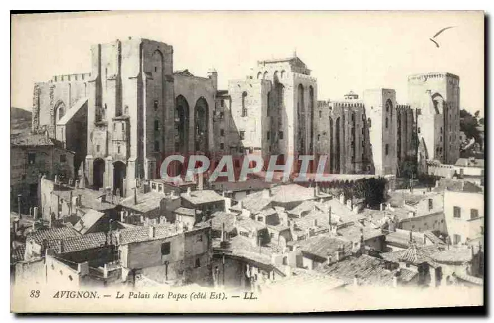 Avignon — O Palácio dos Papas (lado Leste) — LL. n° 88 - Frente