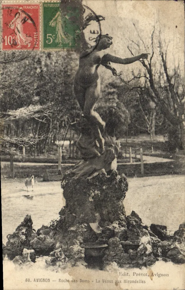 Avignon — Roche des Doms — La Vénus aux Hirondelles — Edit. Prévot, Avignon - Vorderseite