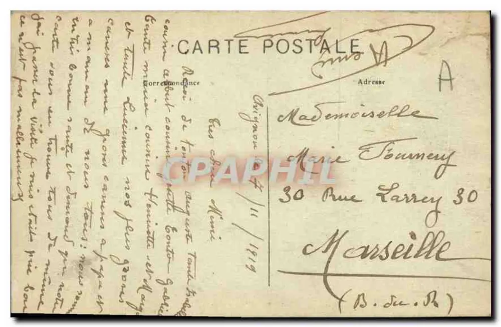 Avignon — Roche des Doms — La Vénus aux Hirondelles — Edit. Prévot, Avignon - Rückseite