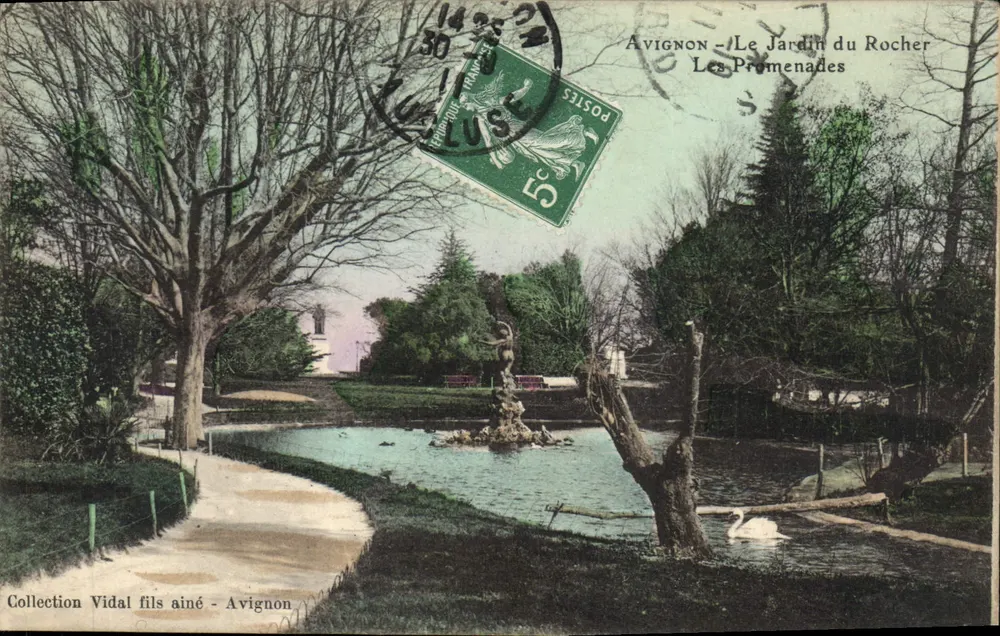 Avignon - Der Jardin du Rocher — Les Promenades — Sammlung Vidal fils aîné - Vorderseite