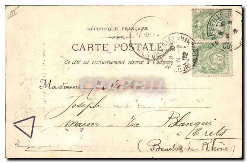 La Sainte-Baume - 705 - A Gruta — Fototipia E. Lasser, Marselha - Verso