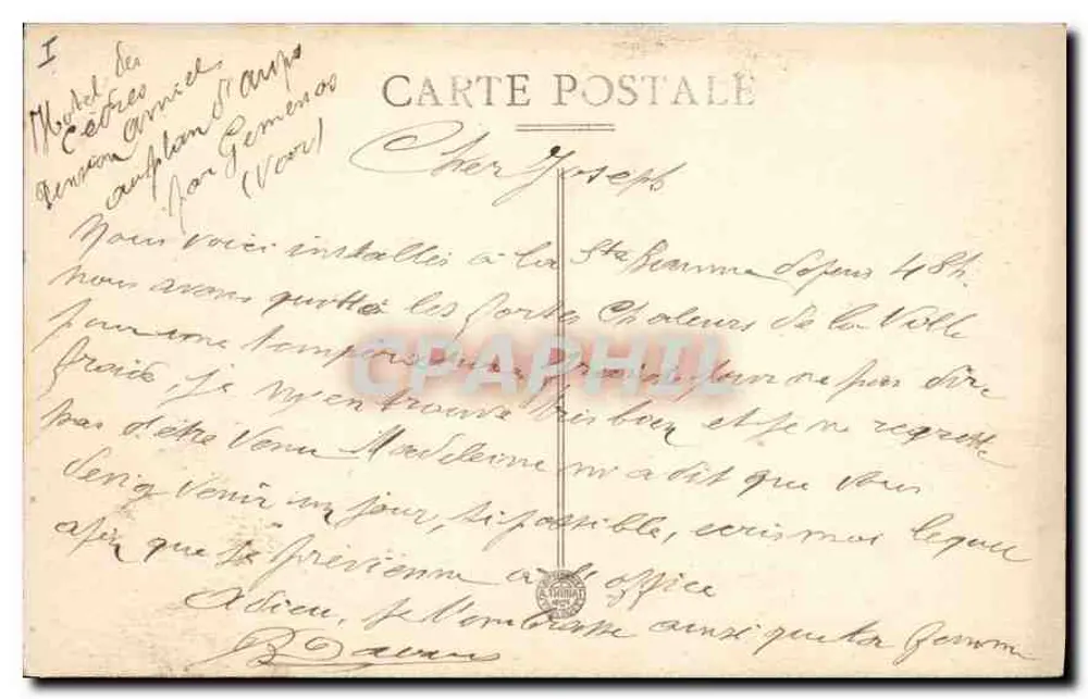La Sainte-Beaume — Floresta de La Sainte-Beaume - Verso