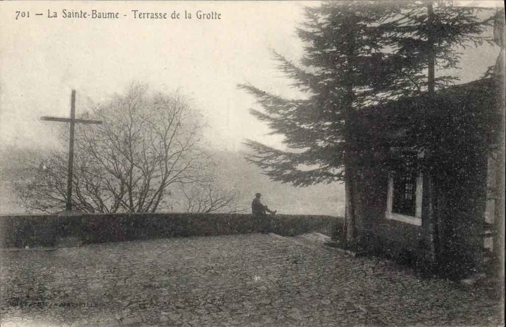 A Sainte-Baume - Terrasse da Gruta — editor SOBAT-CHIL, n°701 - Frente