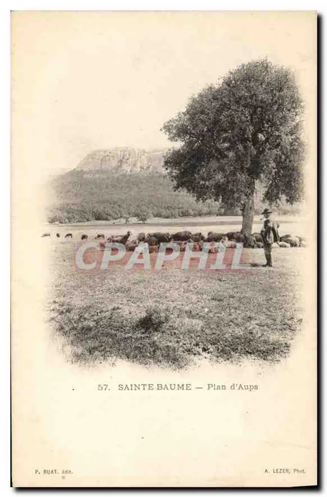 Santa Baume — Plano de Aups — P. Ruat, editor n°57 - Frente