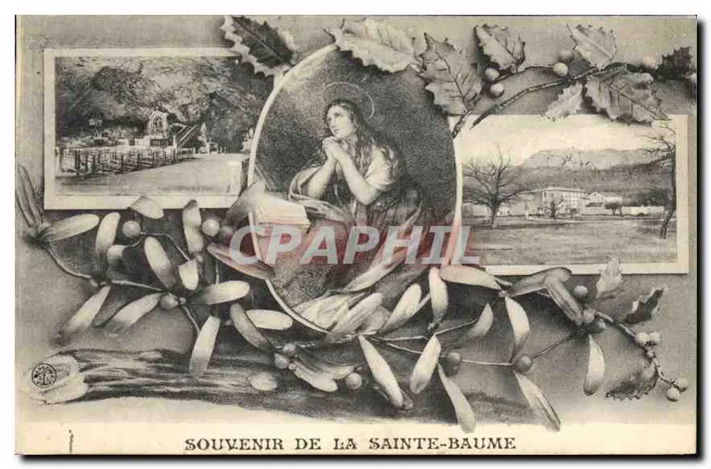 Souvenir da Santa Baume — editor não visível, número de série ilegível - Frente
