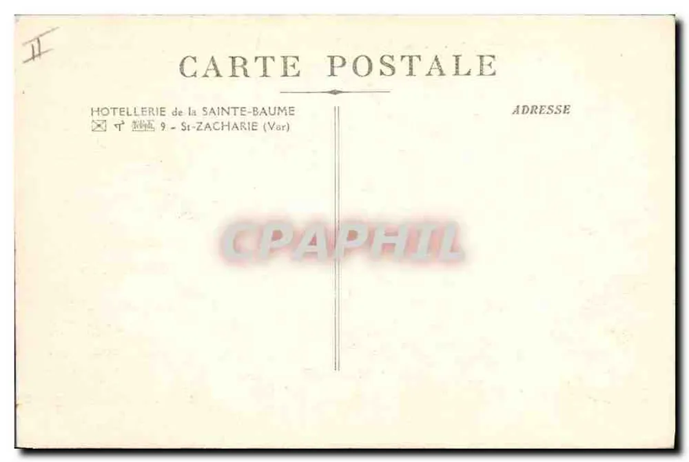 A Santa-Baume - Vista Geral — Hôtellerie de la Santa-Baume, St-Zacharie (Var) - Verso