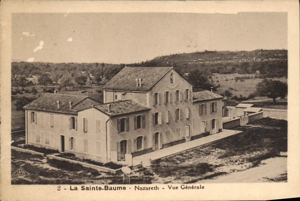 La Sainte-Baume - Nazareth - Vue Générale — éditeur IPA, n°2 - Anverso