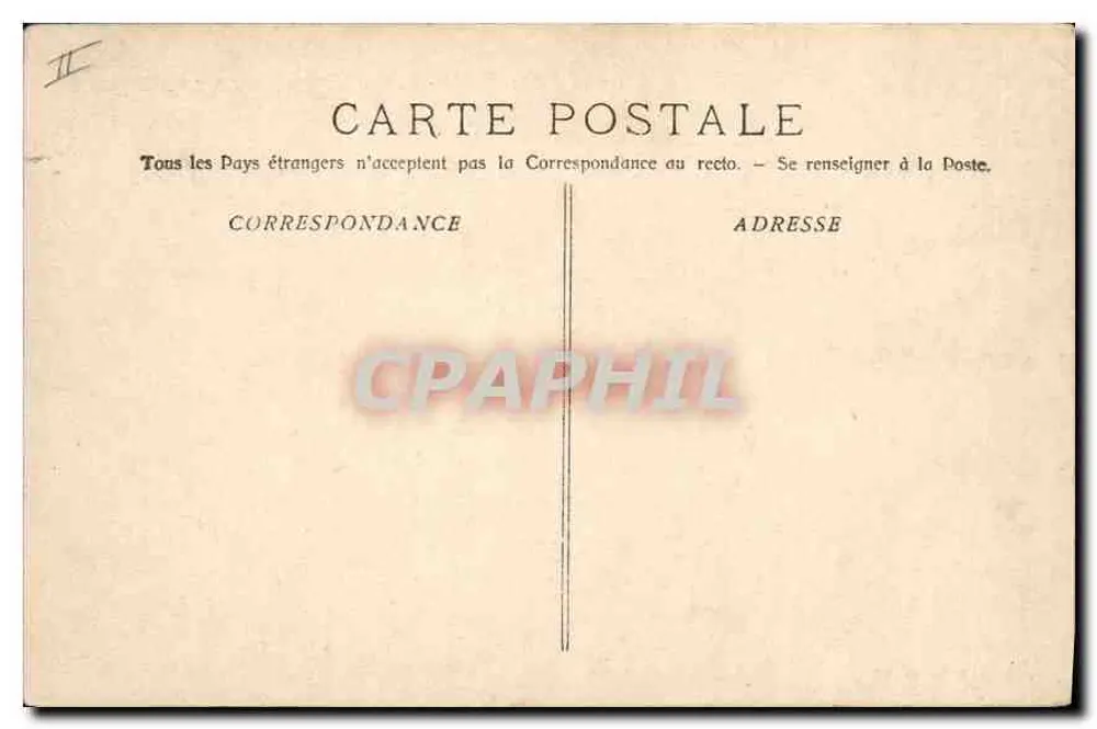 La Sainte-Baume - Le Saint-Pilon (Ansicht vom Plateau) — n° 921 — Verlag: Imprimerie de la Poste, Marseille - Rückseite
