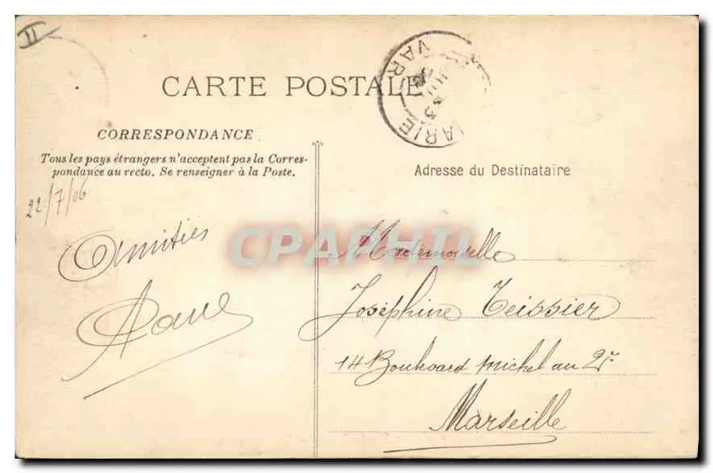 La Sainte-Baume — Vista Geral — Editor E. Lacour — n° 919 - Verso