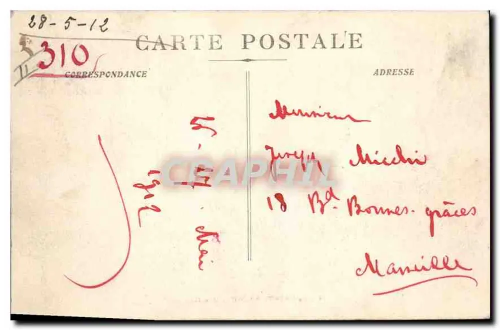 La Sainte-Baume — Vista Geral - Verso