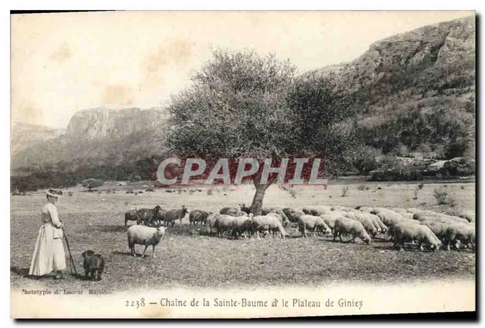 Kette der Heiligen Baume & Plateau de Giniez — Phototyp von Lucien Marcon — n°2238 - Vorderseite