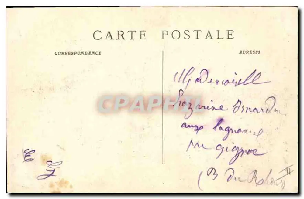 La Sainte-Baume — Chegada à Gruta — P. Ruat, editor Marselha, n° 905 bis - Verso