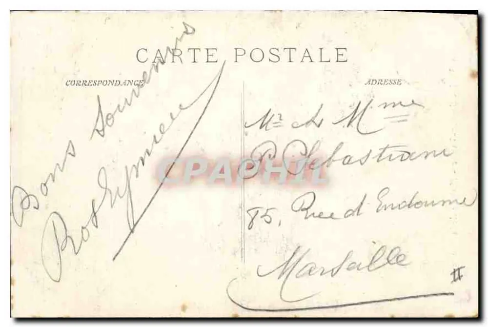 La Sainte-Baume - Subida para a Gruta — editor desconhecido, número de série não visível - Verso