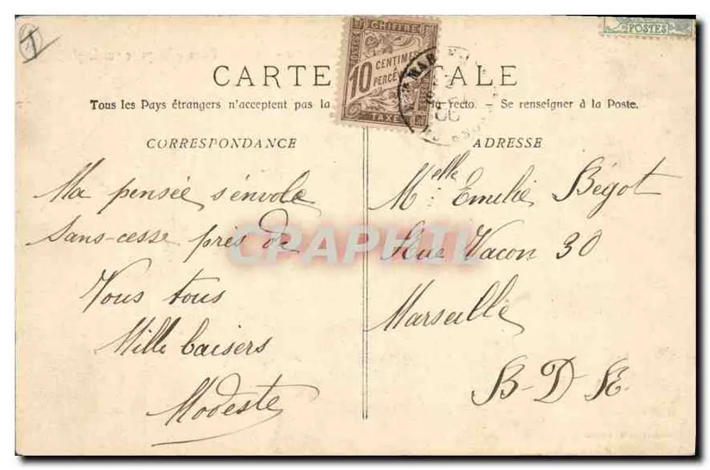 La Sainte-Baume - Le Saint-Pilon (Ansicht vom Plateau) — Nr. 921 — Verleger nicht sichtbar - Rückseite