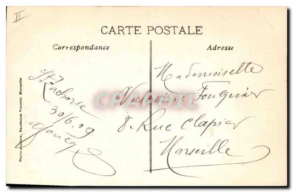La Sainte-Baume — O Santo Pilon — Photo-Album, Roudesin Vincent, Marselha - Verso