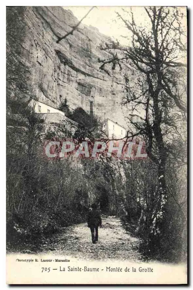 La Sainte-Baume - Subida da Gruta — Fototipia E. Lacoour - Marseille, n° 705 - Frente