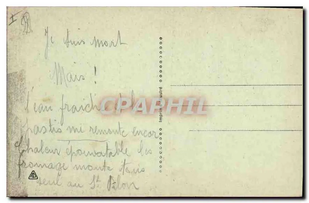 A Gruta e o St-Pilon — A Sainte-Baume — Hóspedes da Sainte-Baume, St-Zacharie (Var) - Verso