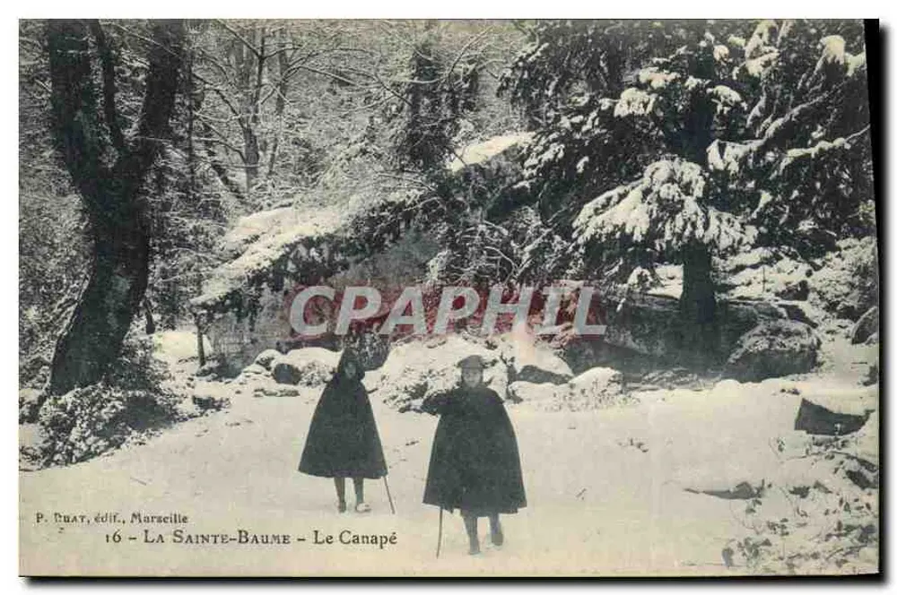 La Sainte-Baume - Le Canapé — P. Duat, editor, Marselha, n°16 - Frente