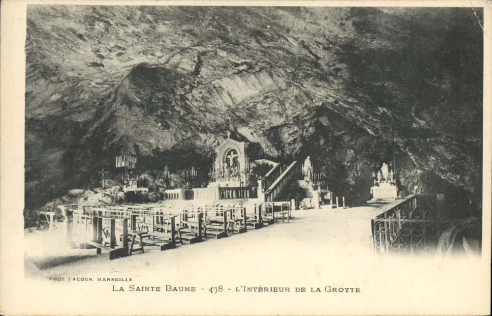 La Sainte Baume - Das Innere der Höhle — Phot Iacour Marseille, n°478 - Vorderseite