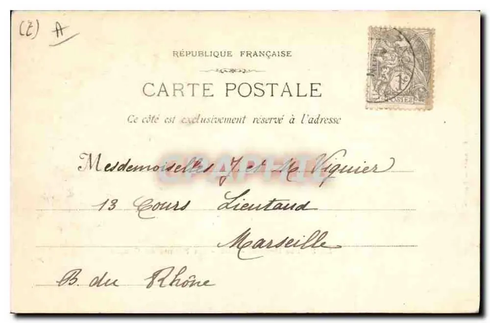 La Sainte Baume - 703 - A Fazenda de Giniés — Fototipia L. Lecour - Marseille - Verso