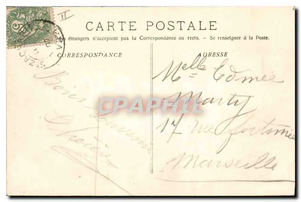 A Santa Bauma — Vista Geral — Editor E. Zaccour, n° 919 - Verso