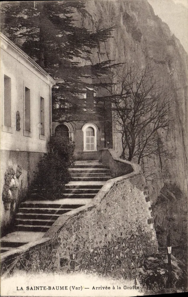 La Sainte-Baume (Var) — Chegada à Gruta - Frente