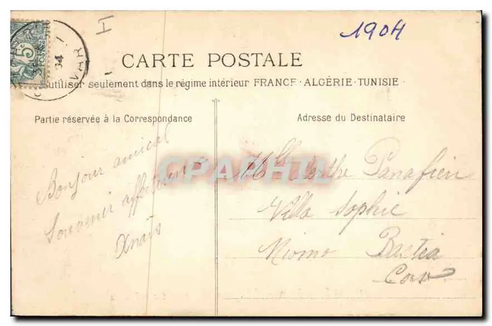 La Sainte-Baume — St-Pilon (Ansicht vom Plateau) — Verlag E. Lacour, n° 921 - Rückseite