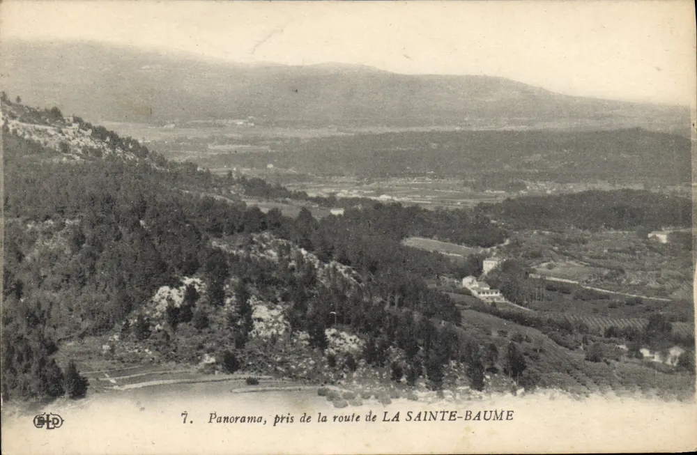Panorama vom Weg der LA SAINTE-BAUME — Verlag E. Le Dales, Paris - Vorderseite