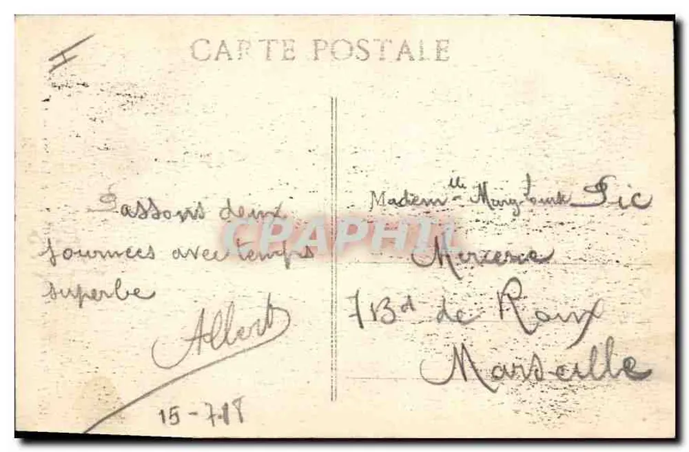 A Sainte-Baume — O Oratório — I.P. - Verso